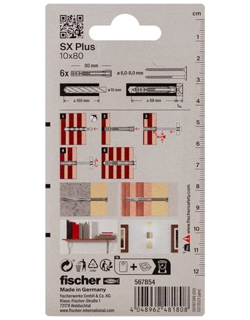 Bild Dübel SX Plus 10x80 K (6) - fischer-1