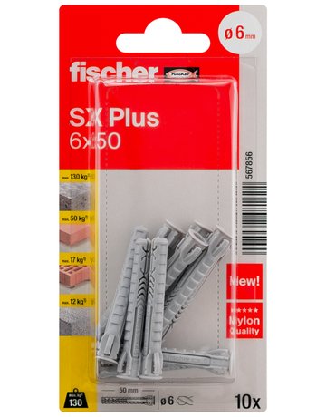 Bild Dübel SX Plus 6x50 K (10) - fischer-2