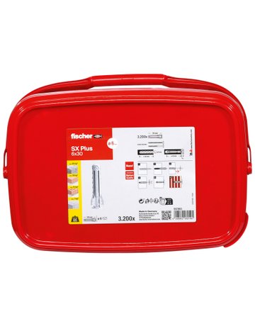 Bild Dübel SX Plus 6x30 Eimer (3.200) - fischer-2