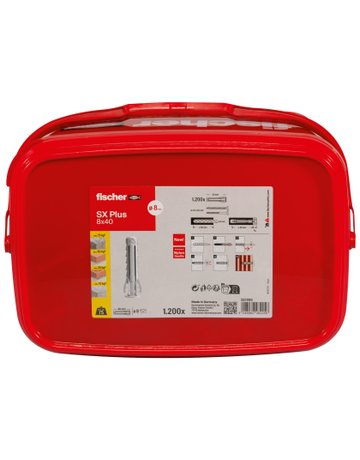 Bild Dübel SX Plus 8x40 Eimer (1.200) - fischer-4