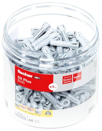 Bild Dübel SX Plus 6x30 Dose (200) - fischer-3