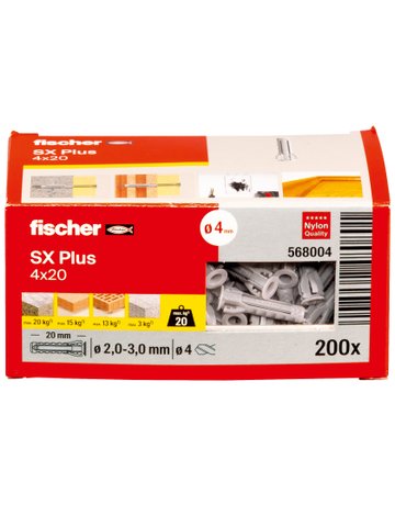 Bild Dübel SX Plus 4x20 - fischer-3