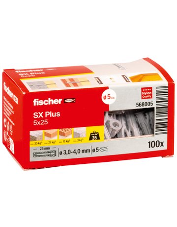 Bild Dübel SX Plus 5x25 - fischer-1