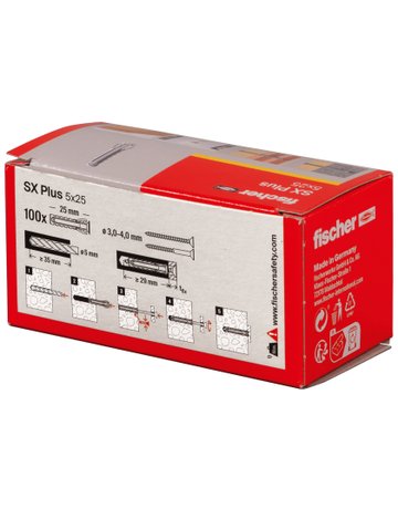 Bild Dübel SX Plus 5x25 - fischer-2
