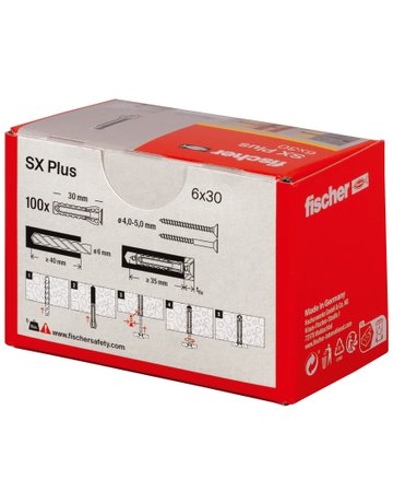 Bild Spreizdübel SX Plus 6x30 Kunststoff, Ø 6 mm, Länge 30mm - fischer-2