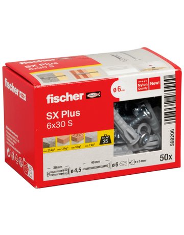 Bild Dübel SX Plus 6x30 S - fischer-1