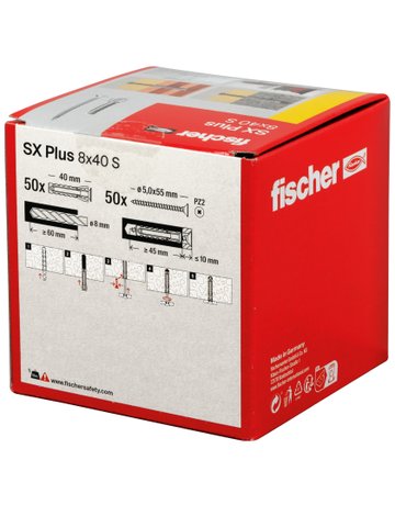 Bild Dübel SX Plus 8x40 S - fischer-2