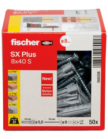 Bild Dübel SX Plus 8x40 S - fischer-3