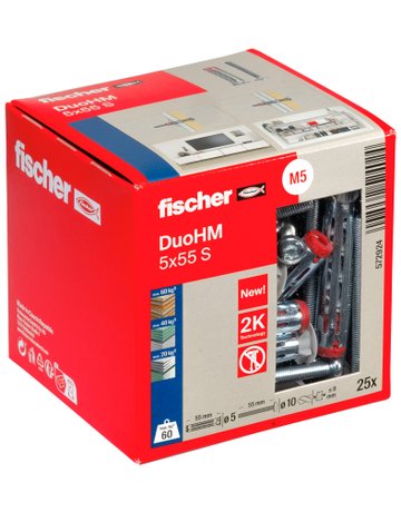 Bild Hohlraumdübel (Metall) DuoHM 5 x 55 S PH TX25,Ø10mm,55 mm - fischer-4