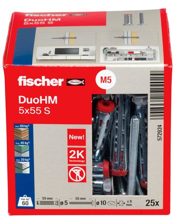 Bild Hohlraumdübel (Metall) DuoHM 5 x 55 S PH TX25,Ø10mm,55 mm - fischer-3
