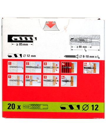 Bild Universaldübel UX 12x70 in Faltschachtel - fischer-3