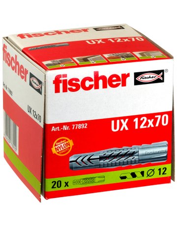 Bild Universaldübel UX 12x70 in Faltschachtel - fischer-1