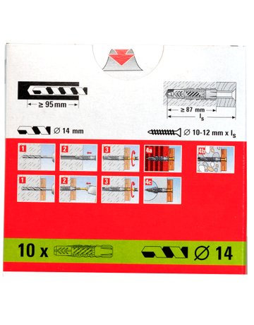 Bild Universaldübel UX 14x75 in Faltschachtel - fischer-4
