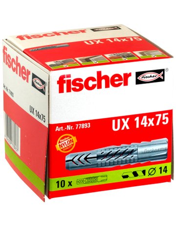 Bild Universaldübel UX 14x75 in Faltschachtel - fischer-1