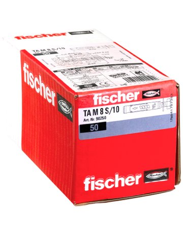 Bild Schwerlastanker TA M 8 S/10S,zng Stahl,zn,mit 6KT.-Schraube M 8x 65 - fischer-1