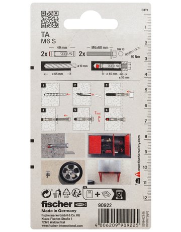 Bild Schwerlastanker TA M6 S/10,VE 2 - fischer-2