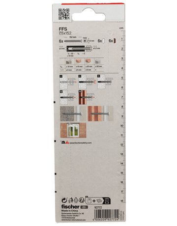 Bild Fensterahmenschraube FFS 7,5x152,TX30,VE 6 - fischer-1