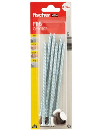 Bild Fensterahmenschraube FFS 7,5x152,TX30,VE 6 - fischer-2