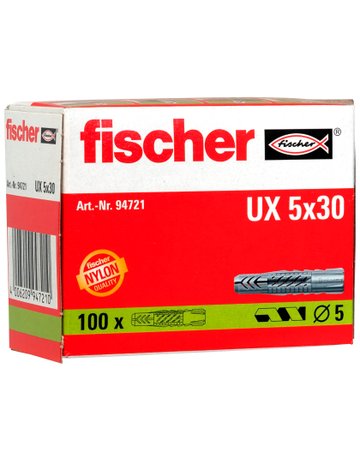 Bild Universaldübel UX 5x30 ohne Rand - fischer-4