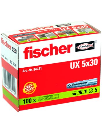 Bild Universaldübel UX 5x30 ohne Rand - fischer-1