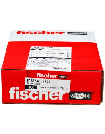 Bild Justierschraube FAFS 5,0x80 TX25 100 - fischer-1