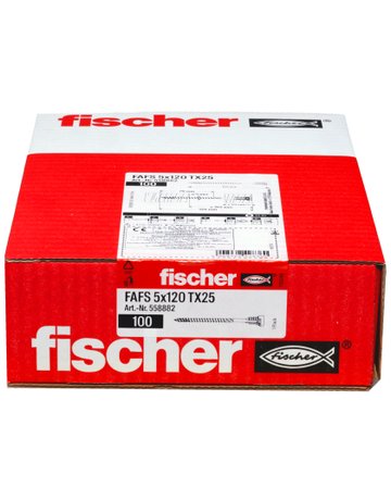 Bild Justierschraube FAFS 5,0x120 TX25 100 - fischer-1