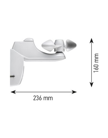 Bild Eolis io 230 V mit Regensensor- anschluss, 5 m Kabel schwarz, lose - Somfy-1