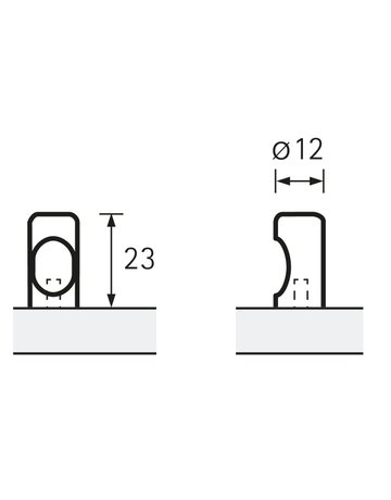 Bild Möbel- Knopf, Almus, 9204136, Durchmesser 12mm, Höhe 24mm, Zink, kupferoptik glanz - Hettich-8