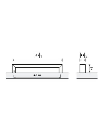 Bild MB-Griff,B11x128mm,H26mm,Zink Baldone 9347586,goldoptik - Hettich-8