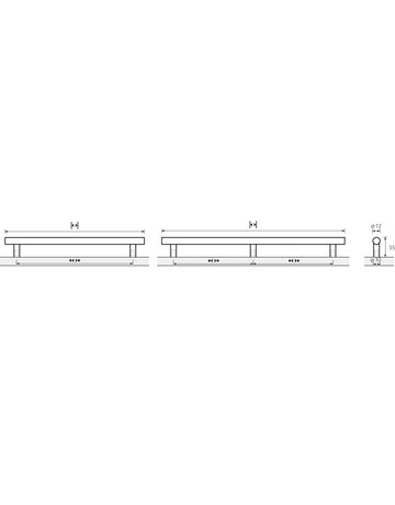 Bild MB-Stangengriff,Ø12x160mm,H35mm,Stahl Hale 9070811,Edelstahl gl. verchromt - Hettich-8