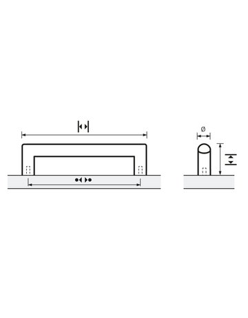 Bild MB-Gehrungsgriff,B12x192mm,H30mm,Edelst. Narona 9070992,Edelstahl,edelstahl geb. - Hettich-8