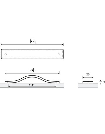 Bild MB-Griff,B25x128mm,H3mm,Leder Nica 9071836,hellbraun - Hettich-8
