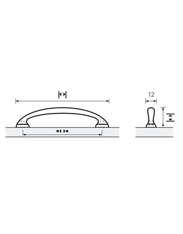 Bild MB-Griff,B12x96mm,H24mm,Zink Terranda 9345444,schwarz - Hettich-8