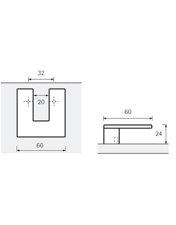 Bild MB-Griff,B60x32mm,H24mm,Zink Vigilia 9345472,schwarz - Hettich-8