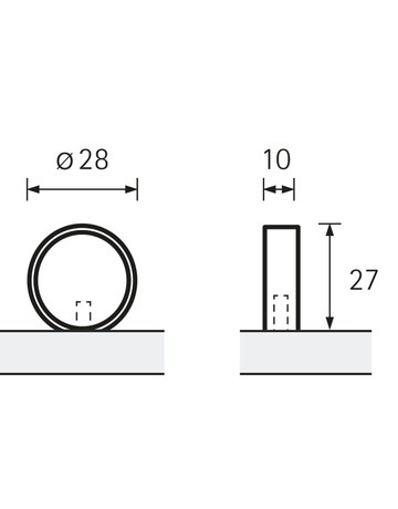 Bild MB-Knopf,Ø28mm,Zink Novoli 9345419,schwarz - Hettich-8