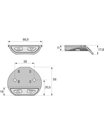 Bild Handschalter Basic, schwarz - Hettich-1
