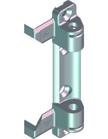 Drehkipp-Axerlager, NT, A, 12/20-9, DIN Links-Rechts, verzinkt - Roto