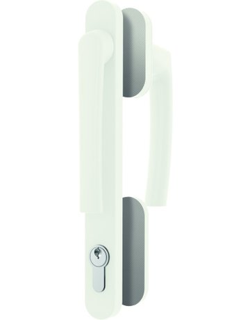 FTT-Griffgarnitur,PZ, N9,7 RotoLine,Aluminium,verkehrsweiß