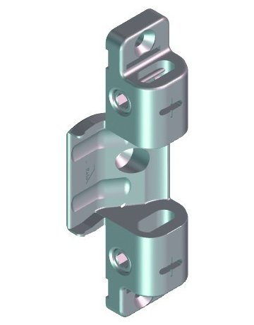 Drehkipp-Axerlager, NT, E5, 12/18-9, DIN Links-Rechts, verzinkt - Roto