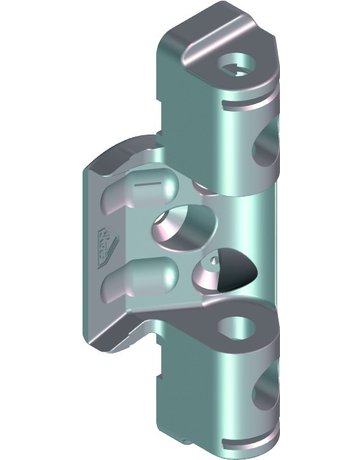 Drehkipp-Axerlager, NT, E5, 12/18-9, DIN Links-Rechts, verzinkt - Roto