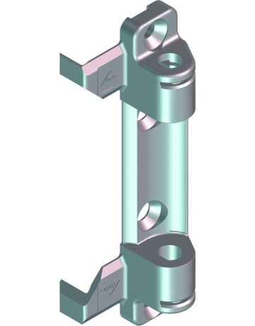 Drehkipp-Axerlager, NT, A, 12/18-9, DIN Links-Rechts, verzinkt - Roto