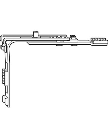 DK-Eckumlenkung kurz, NT, Stahl verzinkt - Roto