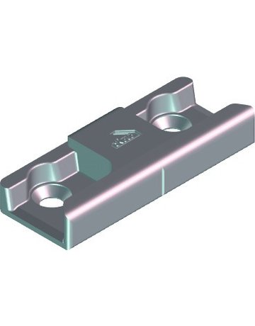 Drehkipp-Schließstück NT silberfarbig Eurofalz 20 mm Falzluft 12 mm DIN Ls-Rs - Roto