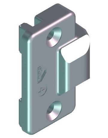 Drehkipp-Mittelschließer, NT, Nr. 206, DIN Links-Rechts, Zinkdruckguss - Roto