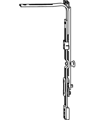 DK-Eckumlenkung, Axer Royal 250, NT, Stahl verzinkt - Roto