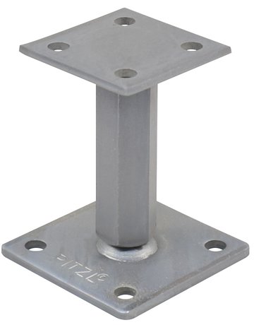 Pfostenträger PTP easy RS/LS Gewinde Verstellbereich 121-181 mm ZiNiP - Pitzl