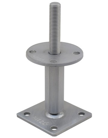 Pfostenträger PTP easy RS/LS Gewinde Verstellbereich 122-182 mm ZiNiP - Pitzl