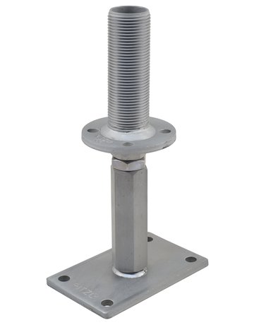 Pfostenträger PTP easy System 10931 "CE" Verstellbereich 170-285 mm ZiNiP - Pitzl