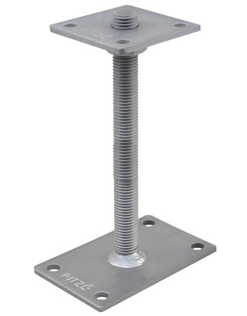 Pfostenträger PTP easy Gewindestangen "CE" Gewinde M24 x 250 mm ZiNiP - Pitzl