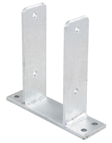 Pfostenträger für Zaunpfosten lichte Weite 101 mm feuerverzinkt - Pitzl